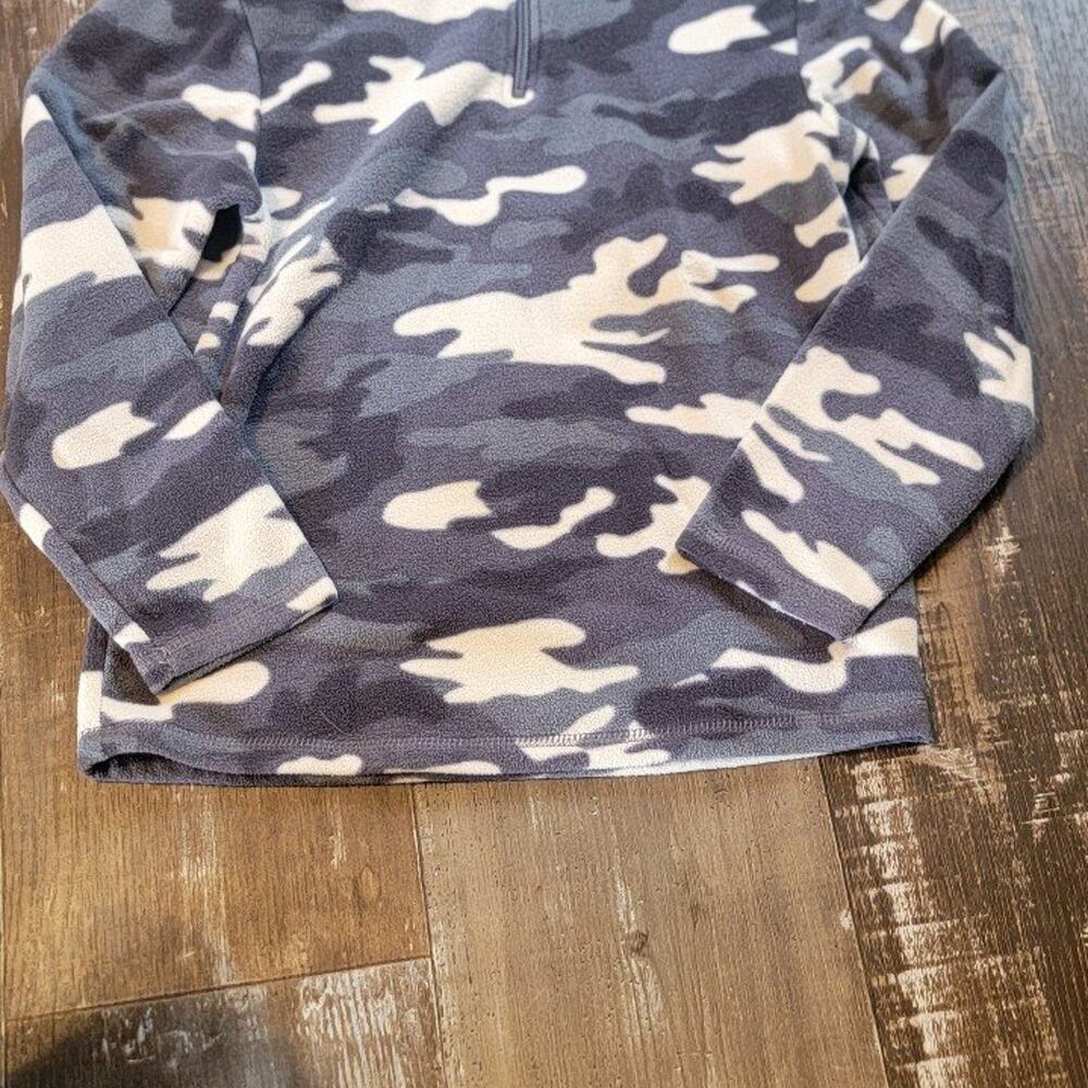 Gray and white boys pullover sweater